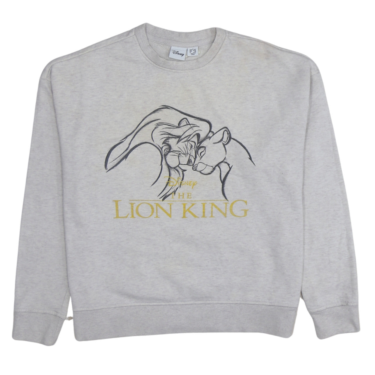 Disney Women’s Grey The Lion King Graphic Pullover Sweatshirt Size S