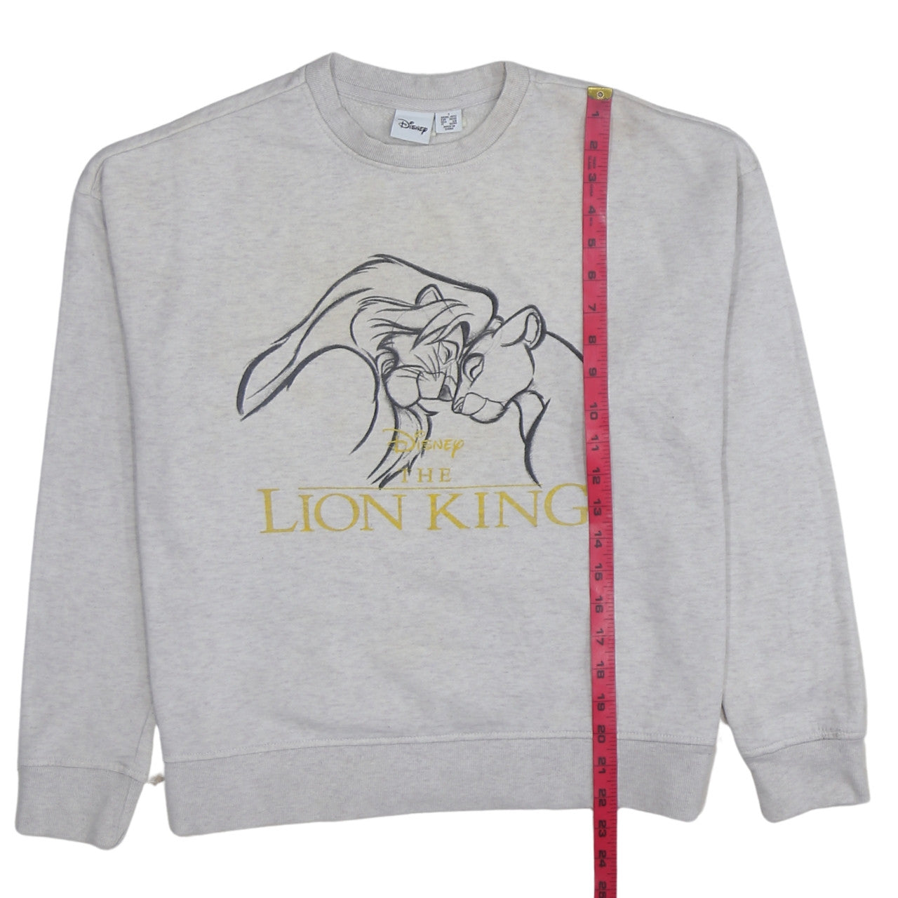 Disney Women’s Grey The Lion King Graphic Pullover Sweatshirt Size S