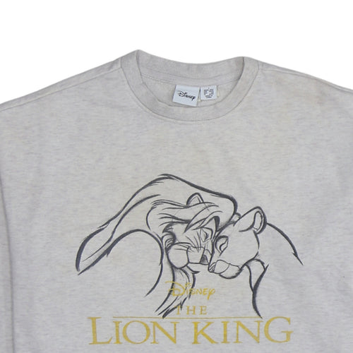 Disney Women’s Grey The Lion King Graphic Pullover Sweatshirt Size S