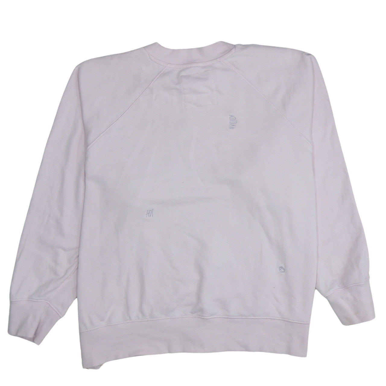 Adidas Women Pink Sweatshirt Size 14 Pullover Crew Neck Rose Quartz