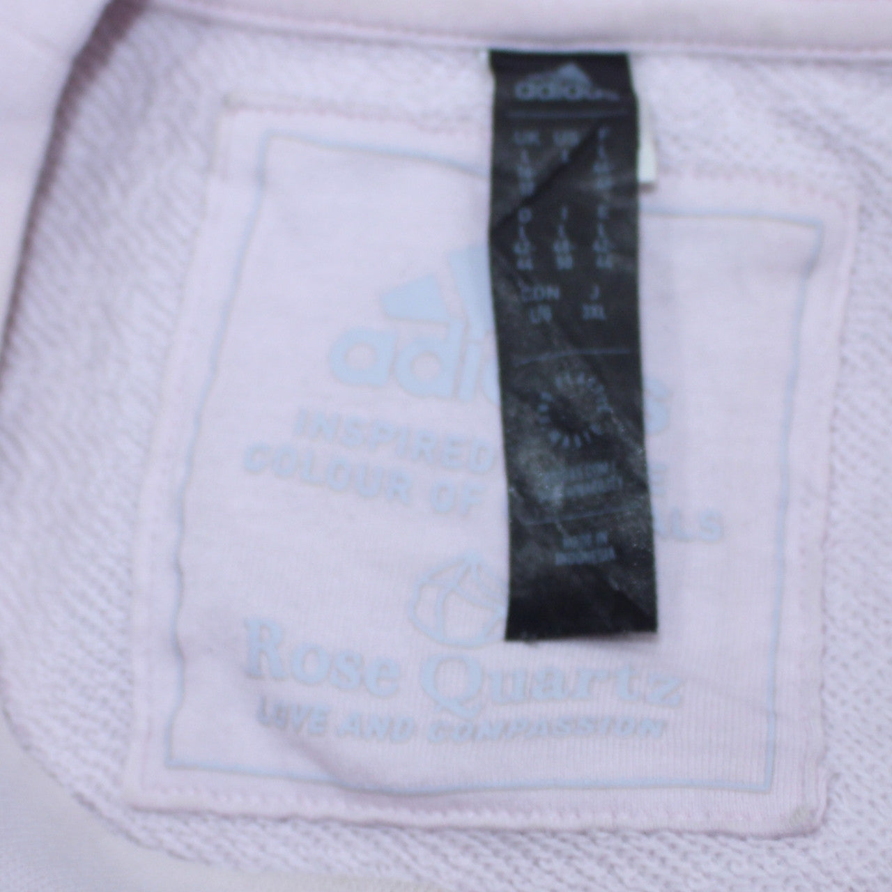 Adidas Women Pink Sweatshirt Size 14 Pullover Crew Neck Rose Quartz