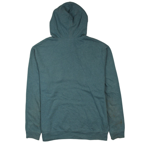 GAP Men's Green Pullover Hoodie L Logo Fleece Sweatshirt