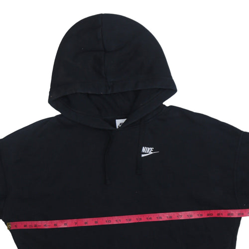 Nike Womens Black Pullover Hoodie XS Cotton Blend Classic Fit