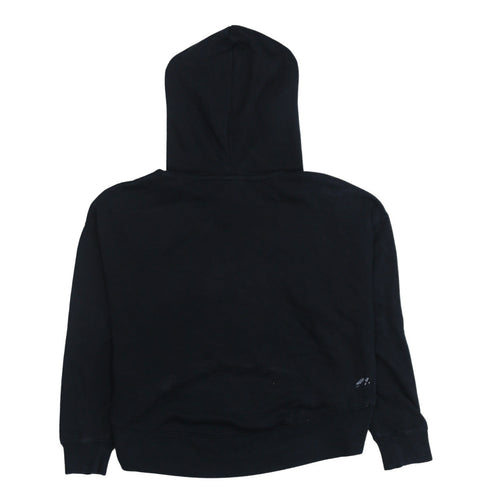 Nike Womens Black Pullover Hoodie XS Cotton Blend Classic Fit