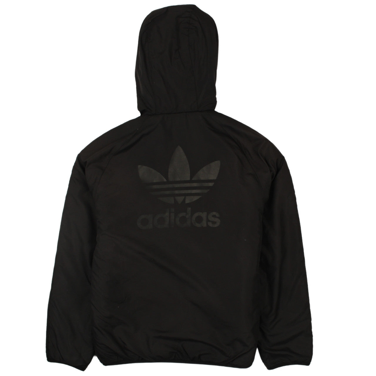 Adidas Boys Black Hooded Track Jacket 13 Years Full Zip Logo Sportswear