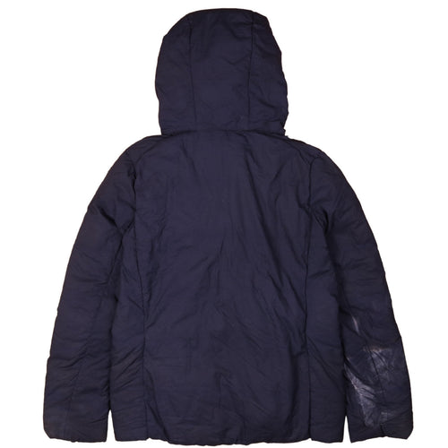 Uniqlo Men's Blue L Hooded Puffer Jacket Winter Coat