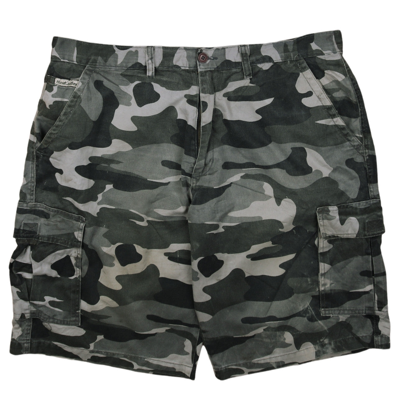 Hawk's Bay USA Men's Green Camouflage Cotton Cargo Shorts Size 40