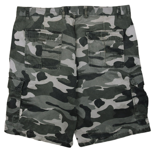 Hawk's Bay USA Men's Green Camouflage Cotton Cargo Shorts Size 40