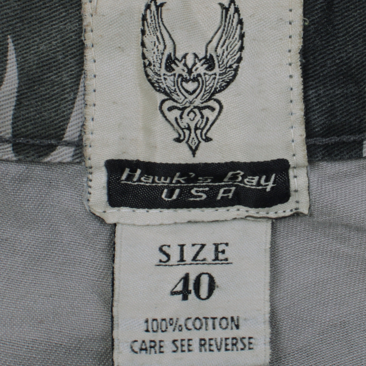 Hawk's Bay USA Men's Green Camouflage Cotton Cargo Shorts Size 40