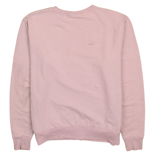 FILA Womens Pink Crew Neck Pullover Sweatshirt UK M