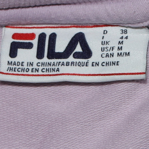 FILA Womens Pink Crew Neck Pullover Sweatshirt UK M