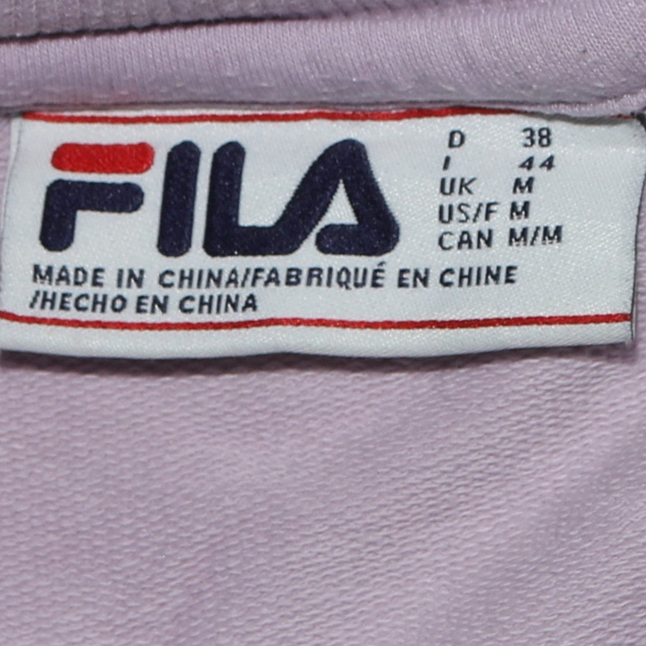 FILA Womens Pink Crew Neck Pullover Sweatshirt UK M