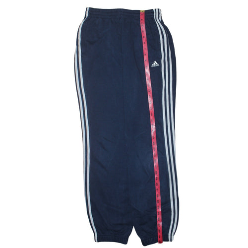 Adidas Boys Blue Jogger Trousers 16 Years Fleece Lined Sportswear Essentials