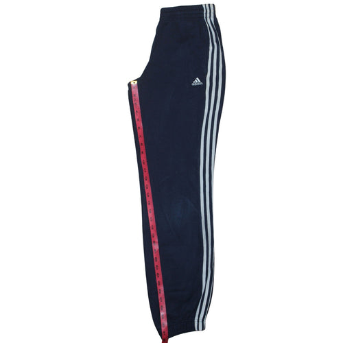 Adidas Boys Blue Jogger Trousers 16 Years Fleece Lined Sportswear Essentials