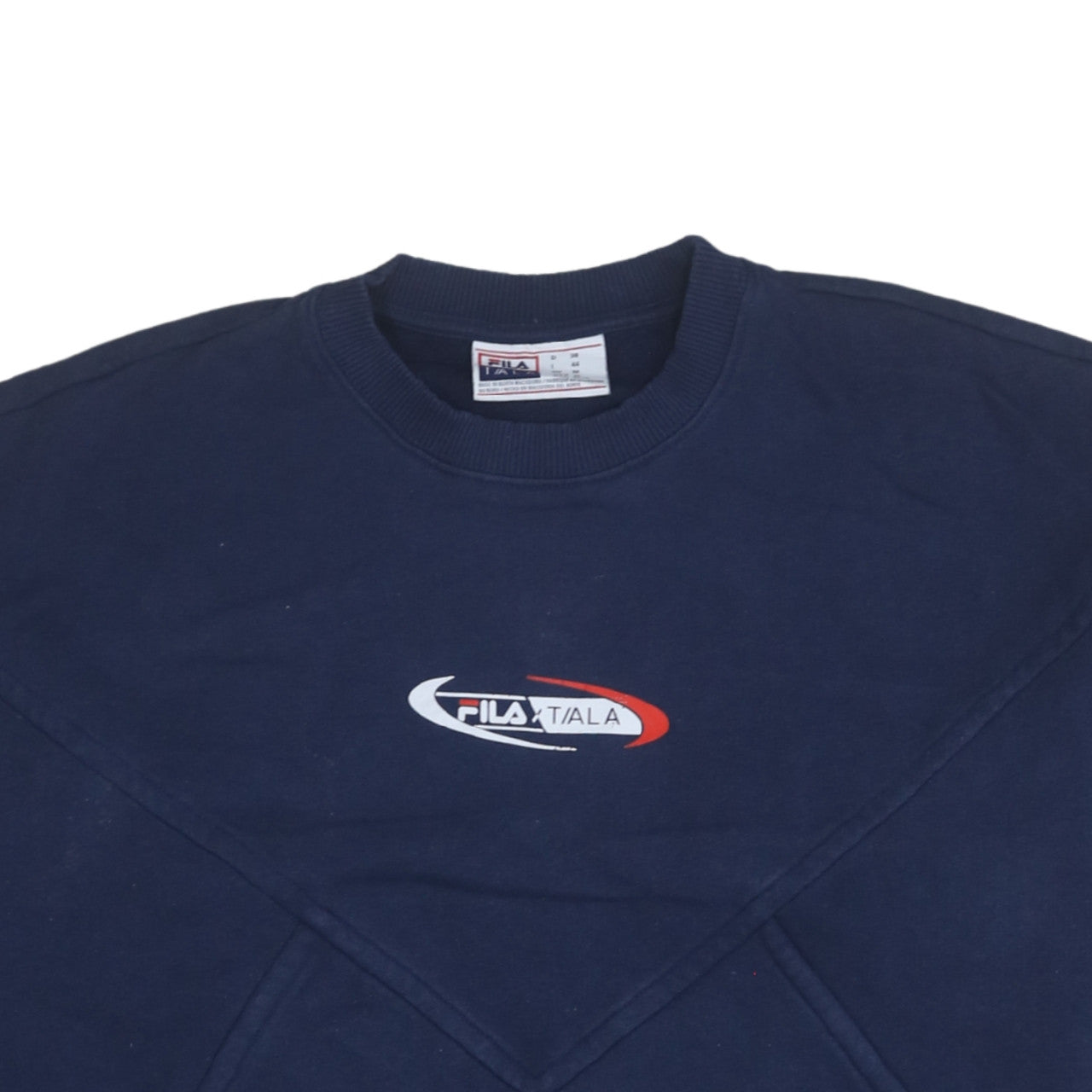 Fila Mens Blue Logo Pullover Sweatshirt M Regular Fit
