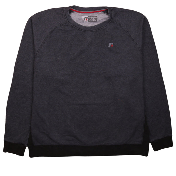 Russell Men’s Grey XL Crew Neck Fleece Sweatshirt Pullover