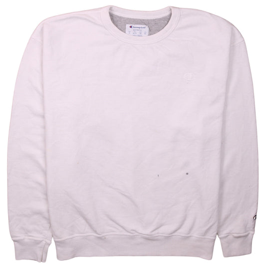 Champion Men's White XL Pullover Sweatshirt Crew Neck