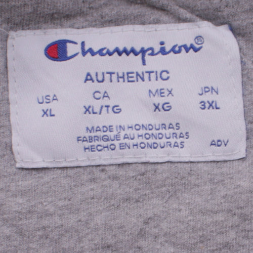 Champion Men's White XL Pullover Sweatshirt Crew Neck