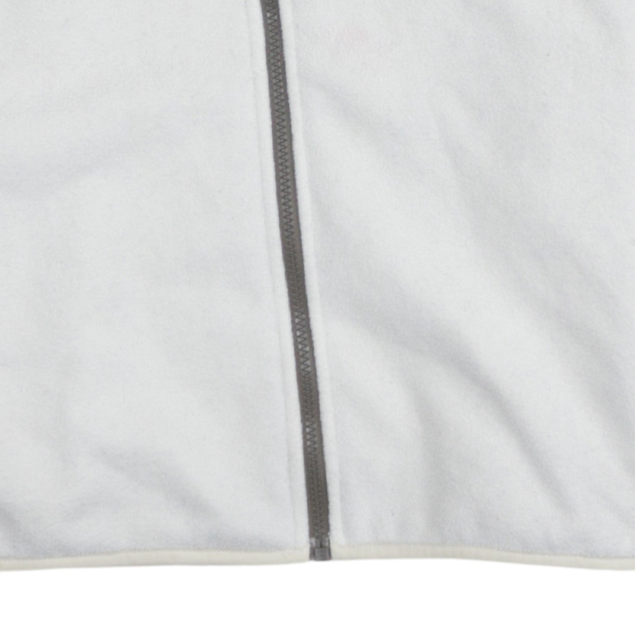 The North Face Women's White Fleece Full Zip Jacket Size M