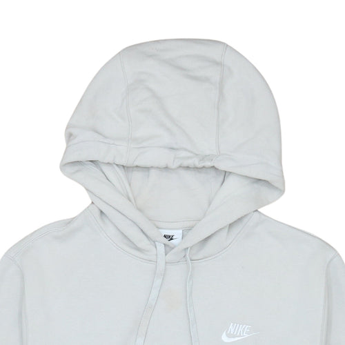 Nike Men's White Pullover Hoodie Small Regular Fit Fleece