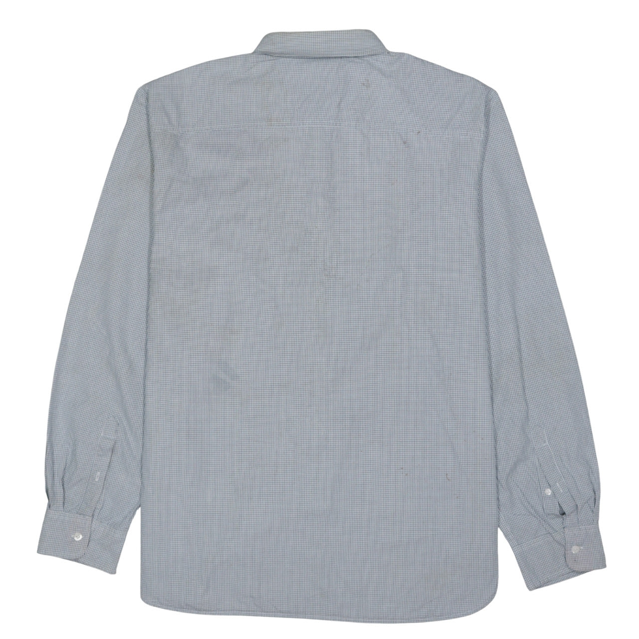 Timberland Men’s Blue Check Cotton Button-Up Long Sleeve Shirt XL