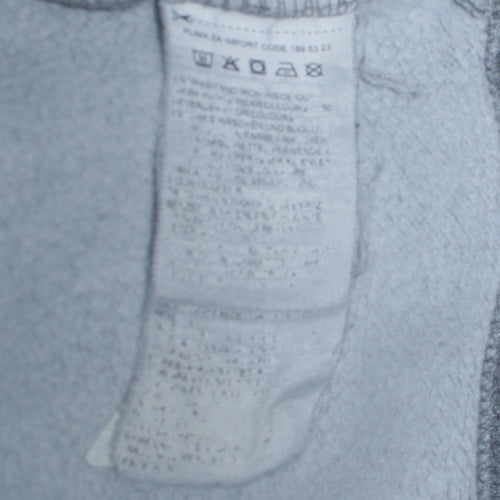 Puma Men's Grey XL Pullover Hoodie Sweatshirt Logo Fleece