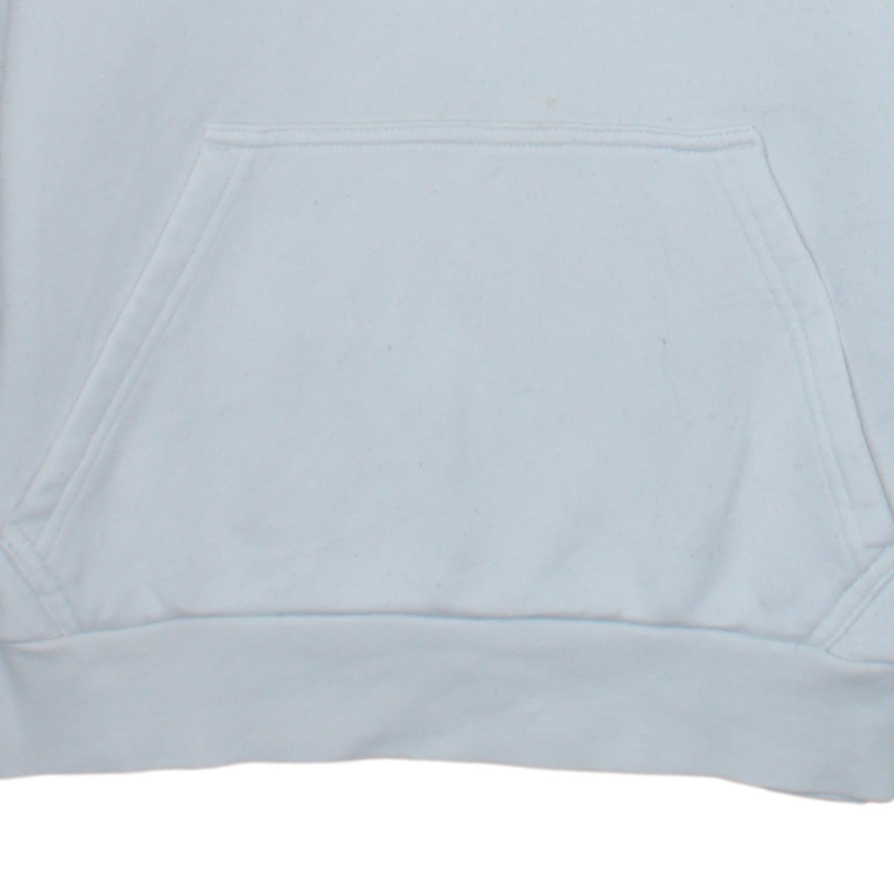 Adidas Men's White Pullover Hoodie S Trefoil Fleece Sweatshirt