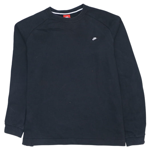 Nike Men's Black Crew Neck Pullover Sweatshirt Size L