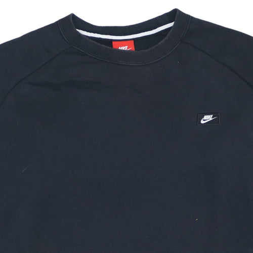 Nike Men's Black Crew Neck Pullover Sweatshirt Size L
