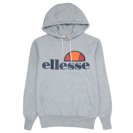 Ellesse Mens Grey XS Pullover Hoodie Logo Graphic Sweatshirt