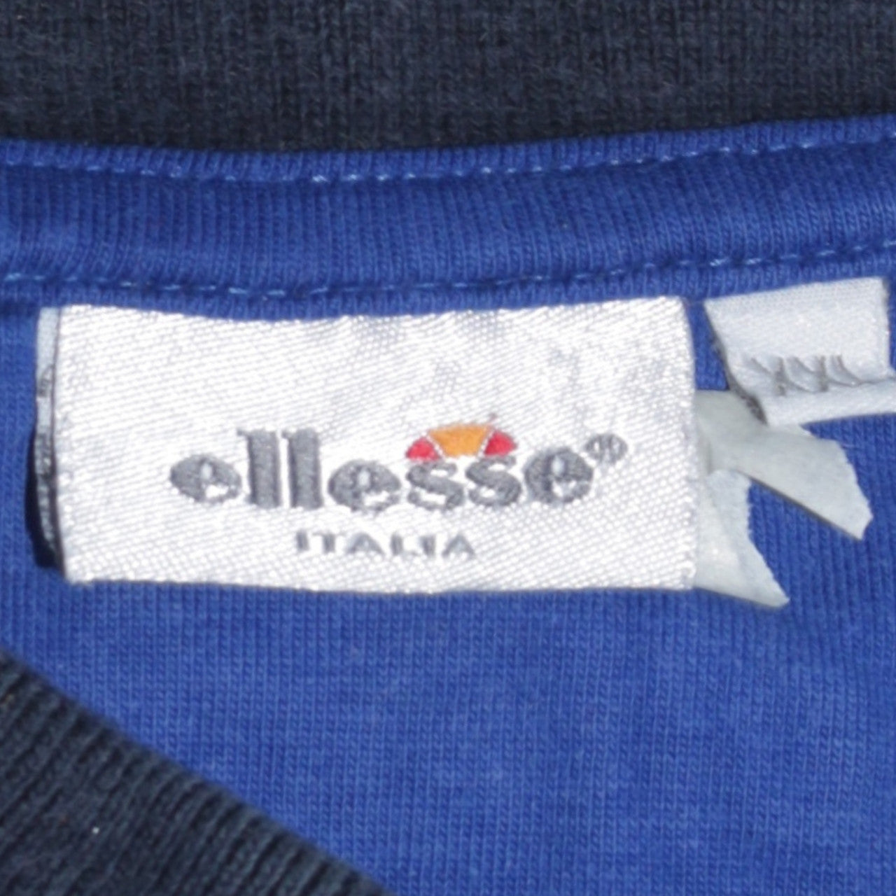 Ellesse Men's Blue Striped Cotton Polo Shirt Size M