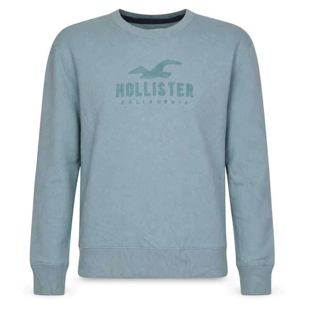 Hollister Men’s Green XS Pullover Crew Neck Sweatshirt