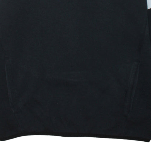Puma Boys Black XXL 15-16 Years Pullover Hoodie with Logo Detail