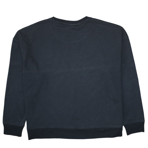 Disney Women Black L Sweatshirt Glitter Logo Pullover