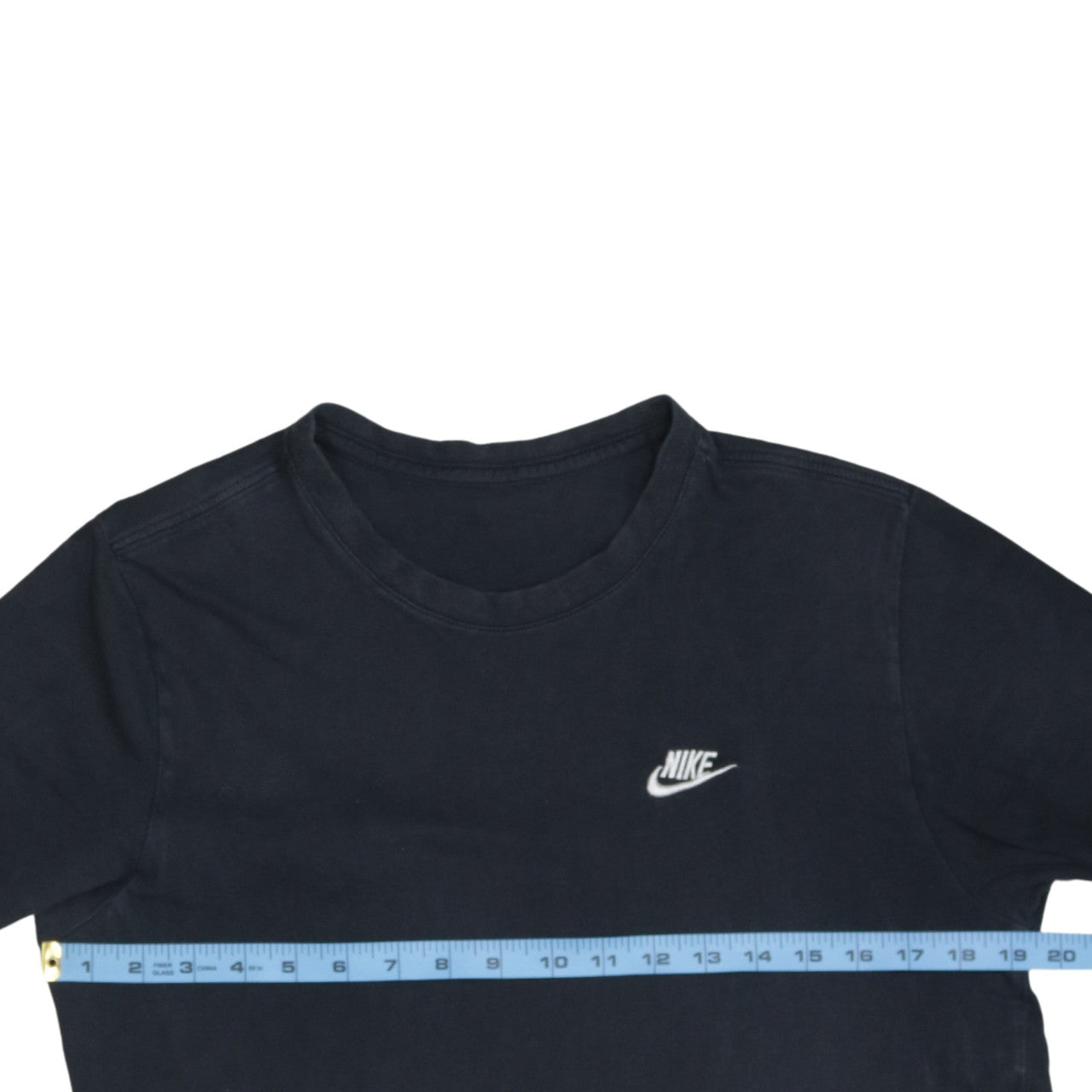 Nike Men's Black Cotton Sports Crew Neck Short Sleeve T-Shirt M