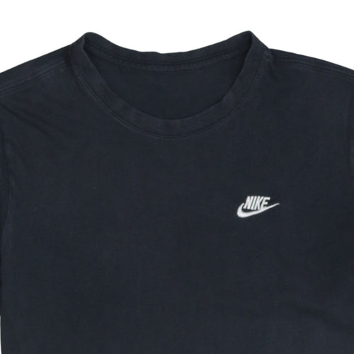 Nike Men's Black Cotton Sports Crew Neck Short Sleeve T-Shirt M