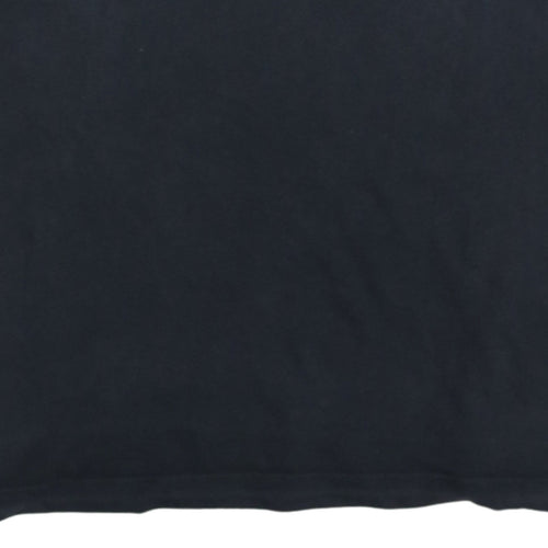 Nike Men's Black Cotton Sports Crew Neck Short Sleeve T-Shirt M