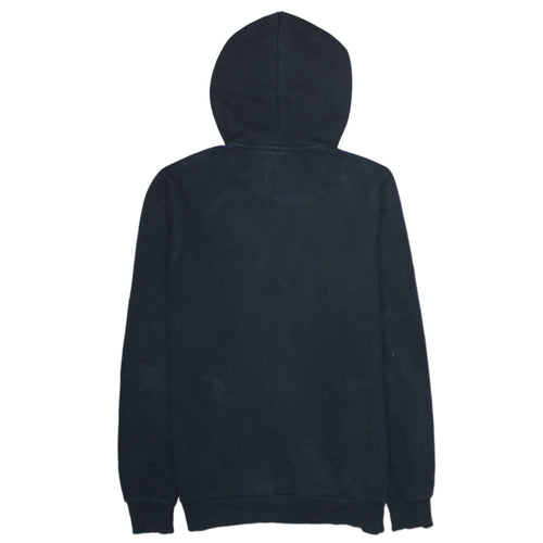 Umbro Boys Black Pullover Hoodie XLB 176cm Logo Print Cotton Blend