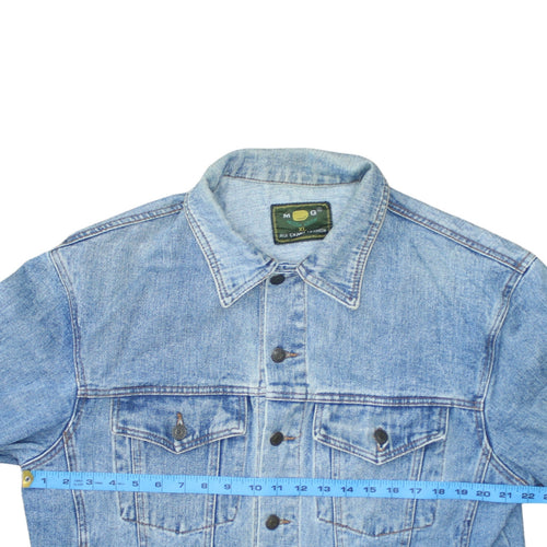 Rui Chuang Fashion Women Blue Denim Button Jacket XL