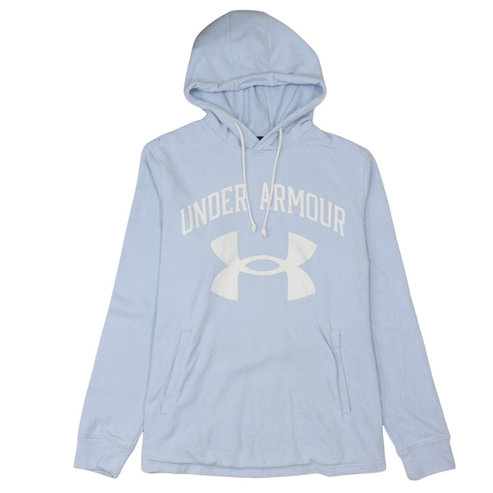 Under Armour Men Blue XL Pullover Hoodie Graphic Logo Fleece