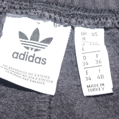 Adidas Mens Black Regular Fit Fleece Jogger Sweatpants L