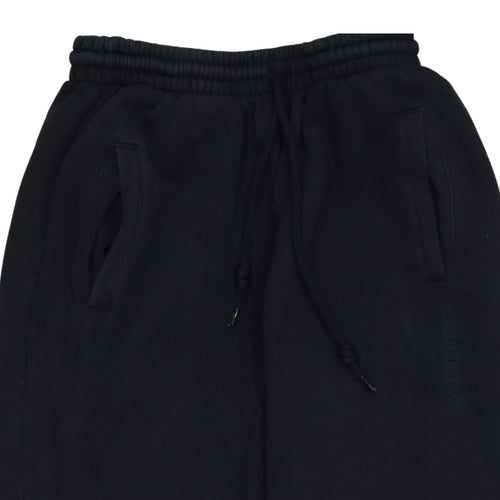 Adidas Mens Black Regular Fit Fleece Jogger Sweatpants L