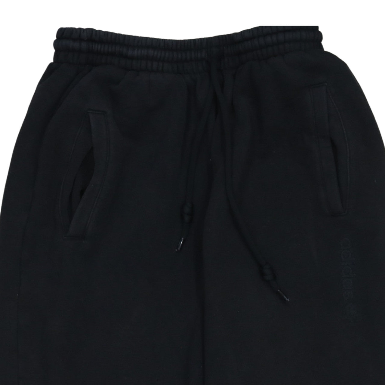 Adidas Mens Black Regular Fit Fleece Jogger Sweatpants L