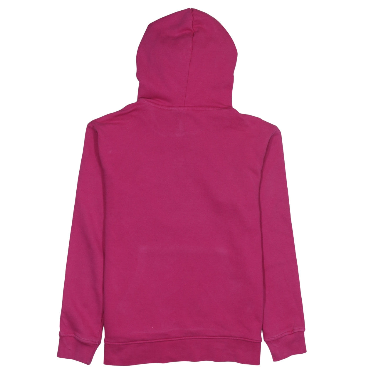 Adidas Women Pink Pullover Hoodie Small Logo Cotton Casual