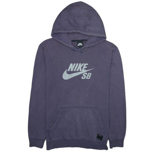 Nike SB Women's Purple Pullover Hoodie M 78% Cotton Skate Style
