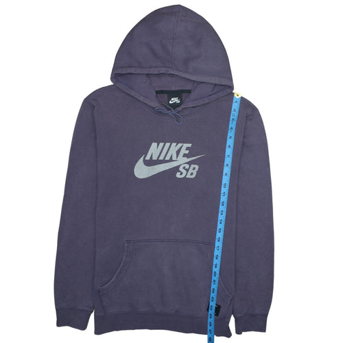 Nike SB Women's Purple Pullover Hoodie M 78% Cotton Skate Style