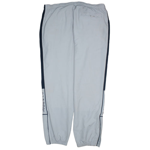 Reebok Mens Grey Track Pants L Regular Fit Elastic Waist Sportswear