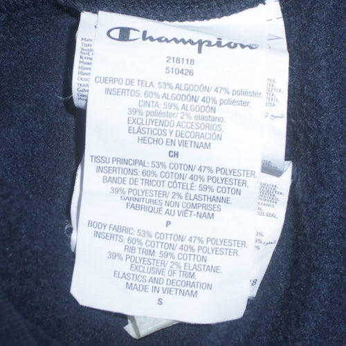 Champion Men's Multicoloured Full Zip Sweatshirt Small