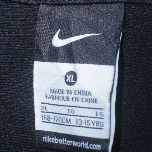 Nike Boys Black and White Full Zip Hoodie XL 13-15 Years Sportswear