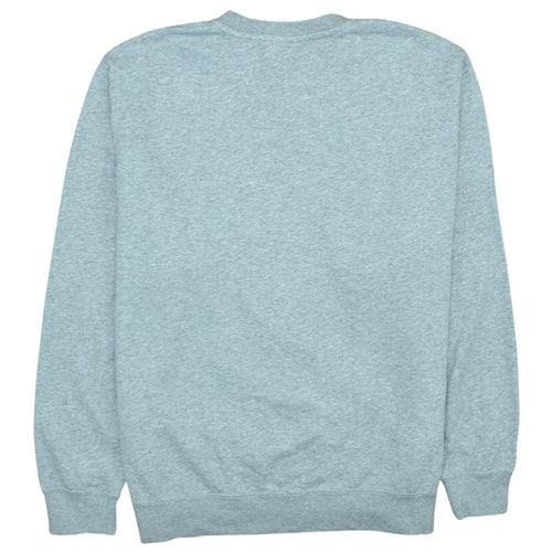 Nike Men's Grey Crew Neck Sweatshirt XL Cotton Blend Logo Casual